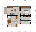 Vorschaubild für Wohnung:  Käthe-Niederkirchner-Straße 14 (Hoyerswerda) 1